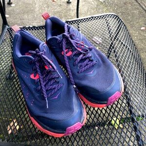 Hoka One One Challenger ATR 6 Women’s  Blue Purple Orange Sneakers Sz 8.5B